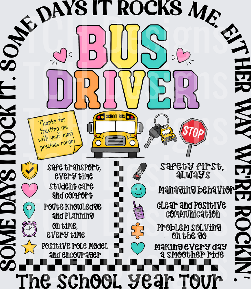 bus driver back