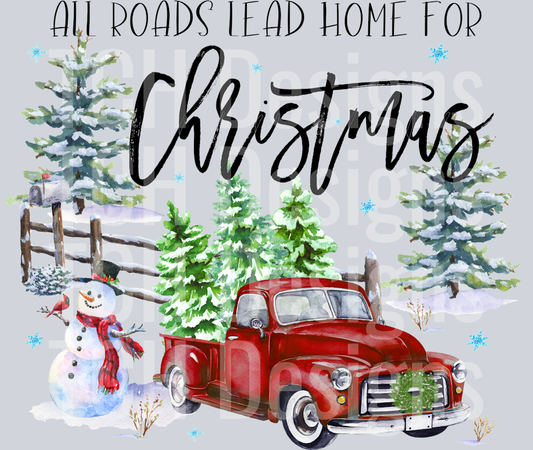 all roads lead home at Christmas