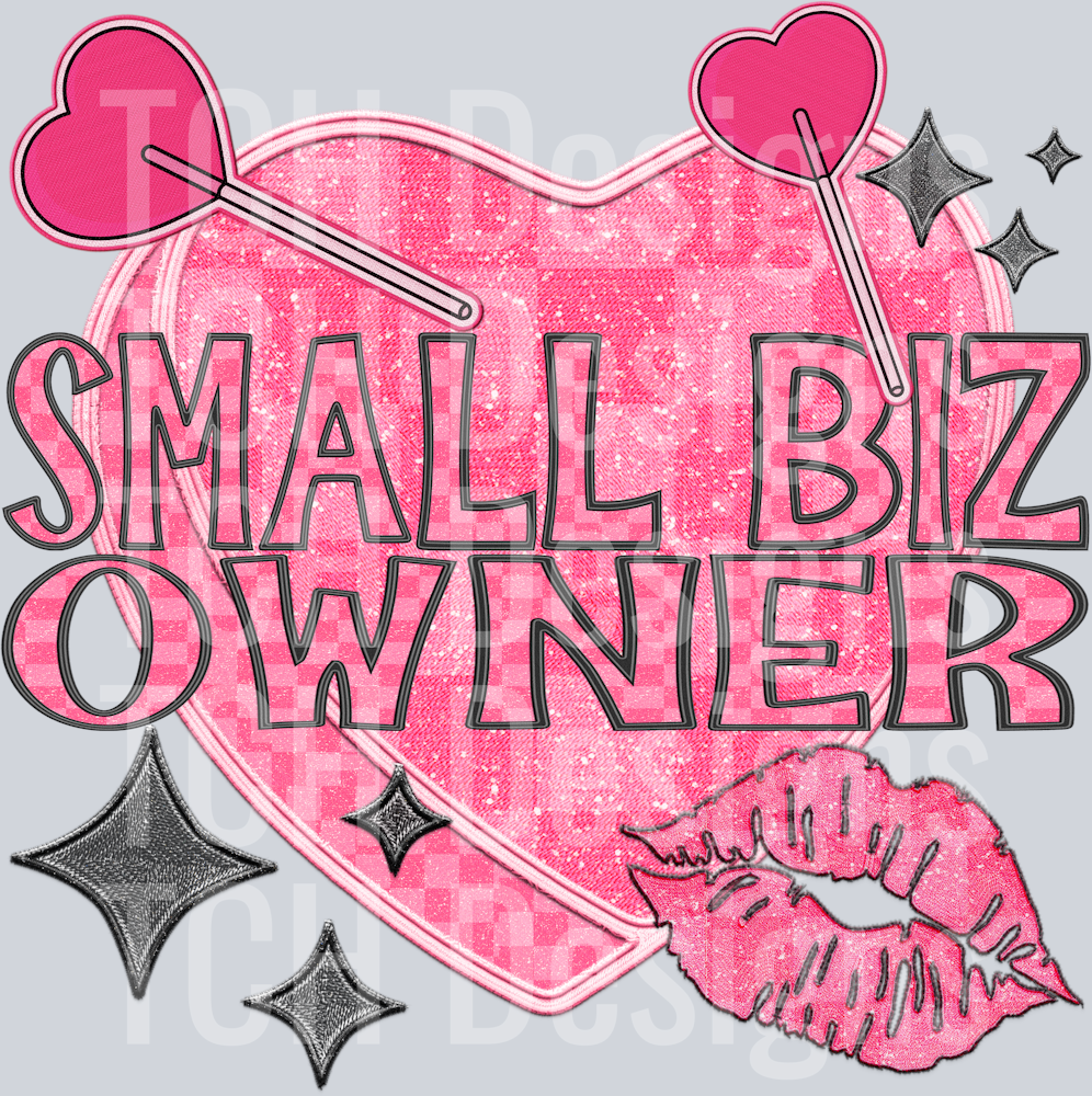 CANDY HEART LIPS SMALL BIZ OWNER HWDS