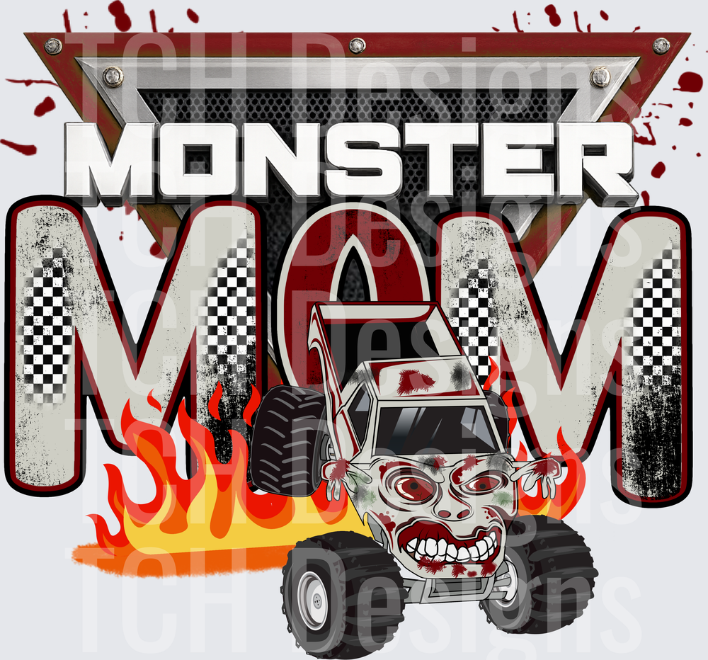 monster truck mom zombie