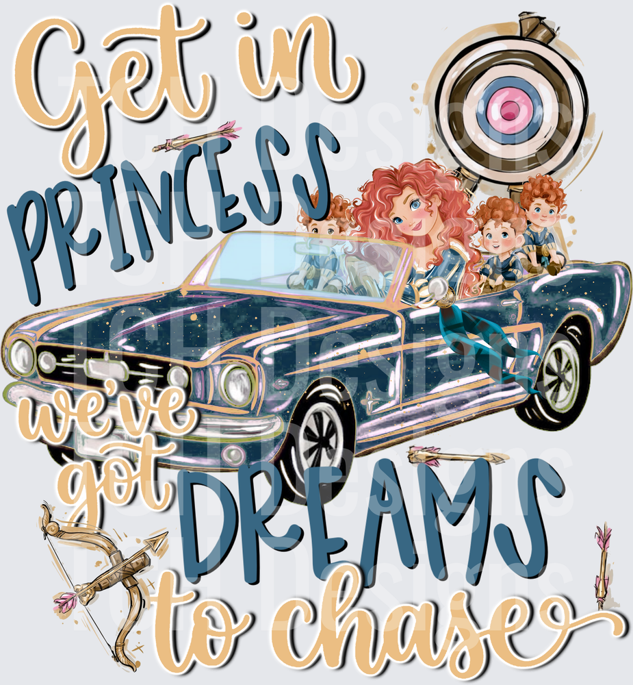 Merida Get In Princess