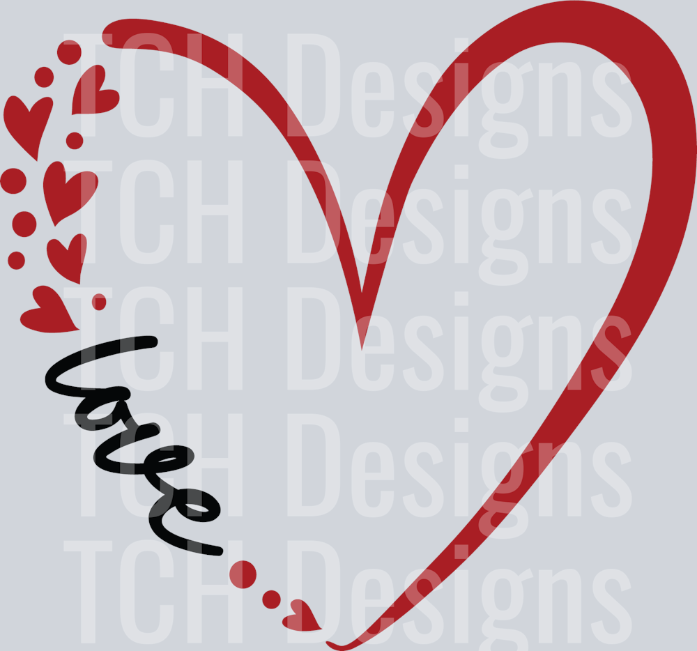 Love Heart SVG, Valentine's Day-01