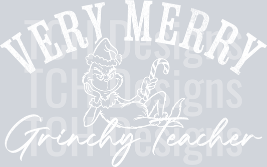 Very merry Grinchy teacher