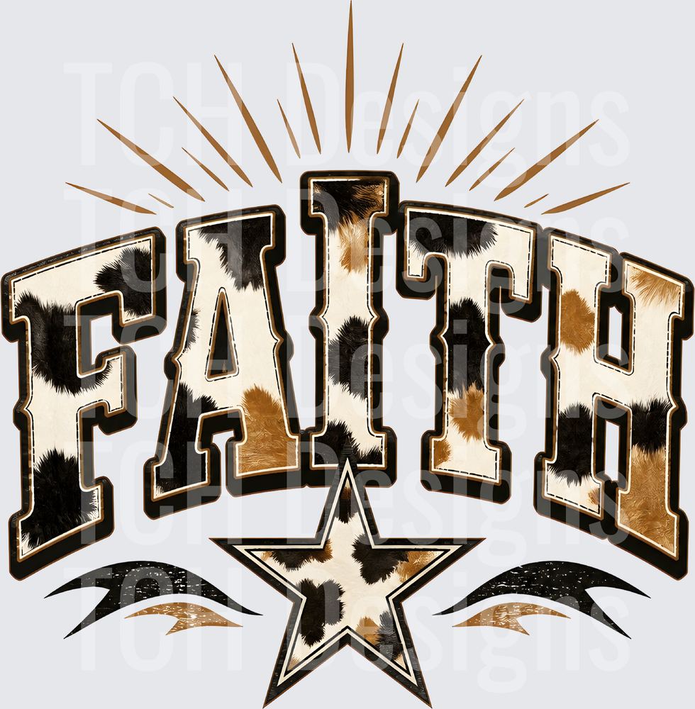 Cow Print Faith