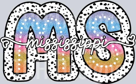 MISSISSIPPI-TIEDYE DOTTIE STATE