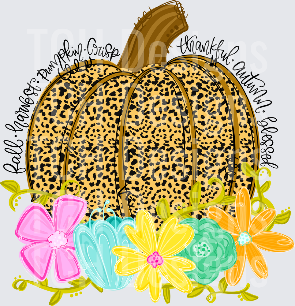 Leopard Pumpkin Flowers
