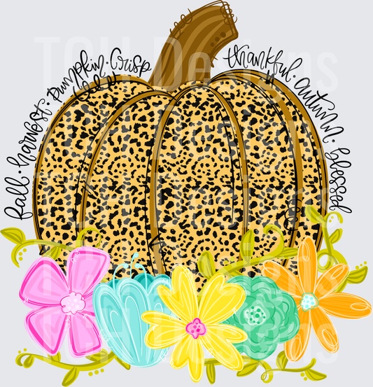 Leopard Pumpkin Flowers