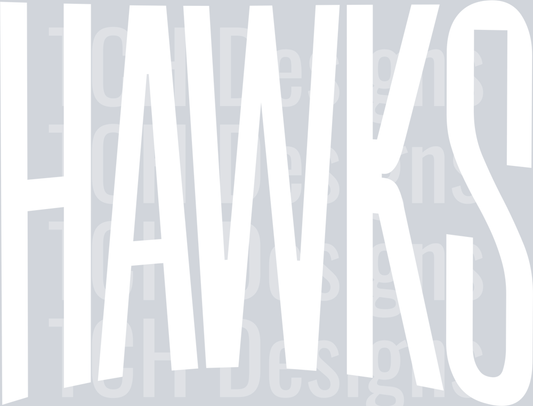 HAWKS OVERSIZED WHITE