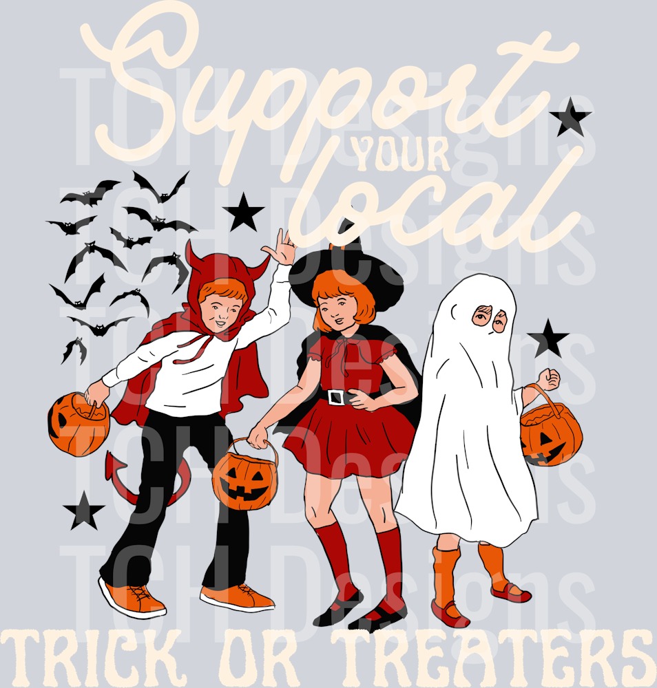 SUPPORT YOUR LOCAL TRICK OR TREATERS