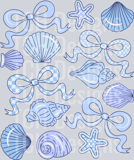 pink-seashells-bows-collage2