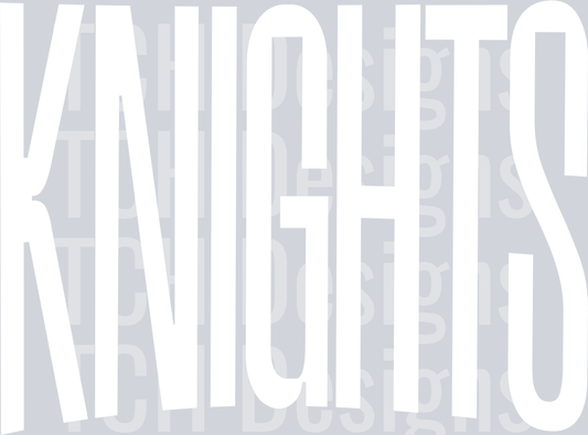 KNIGHTS OVERSIZED WHITE