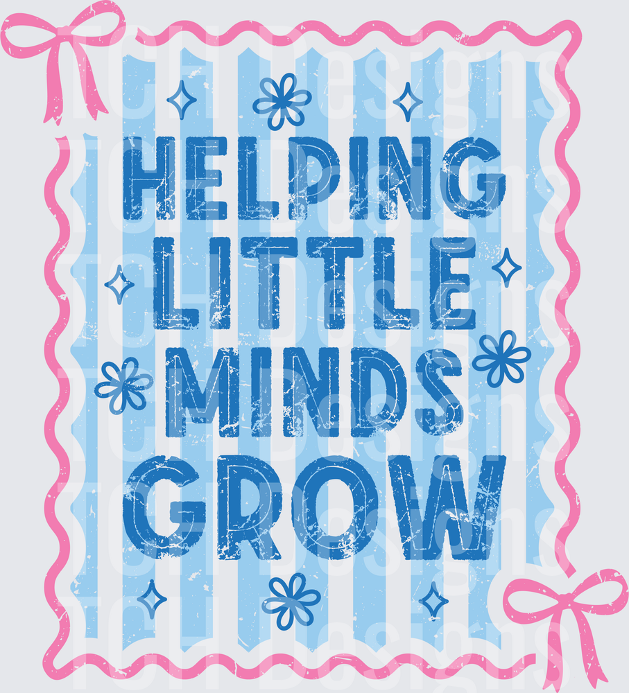 Helping Little Minds Grow texture