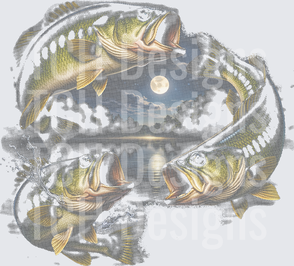 fish halftone