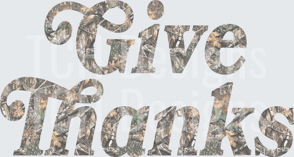 give thanks camo