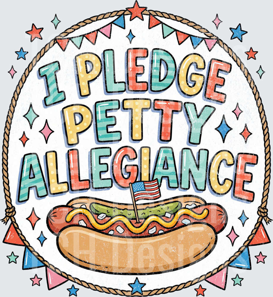 i pledge petty allegiance distressed