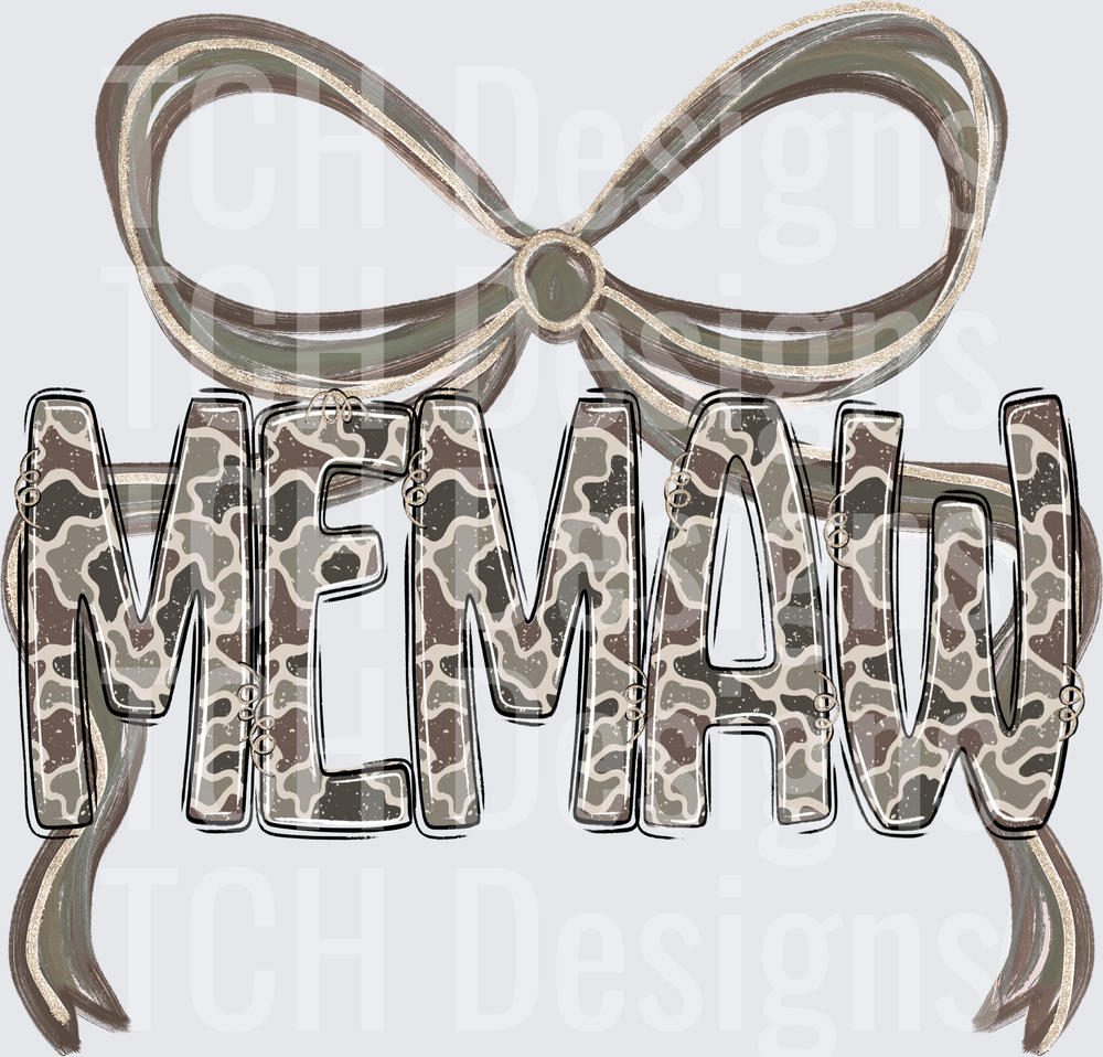 Camo Memaw Bow