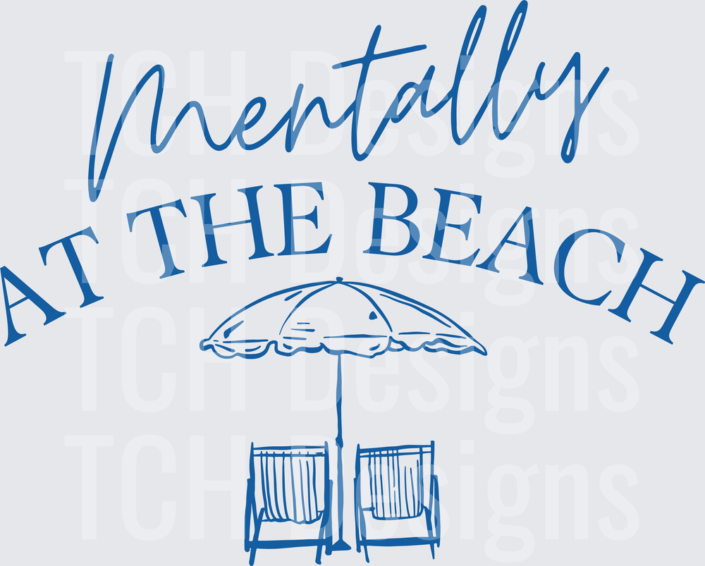 mentally at the beach blue hwds