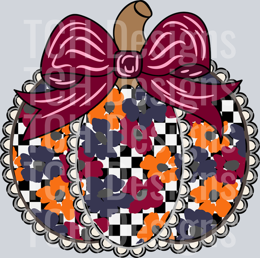 scallop-pumpkin-floral-checker