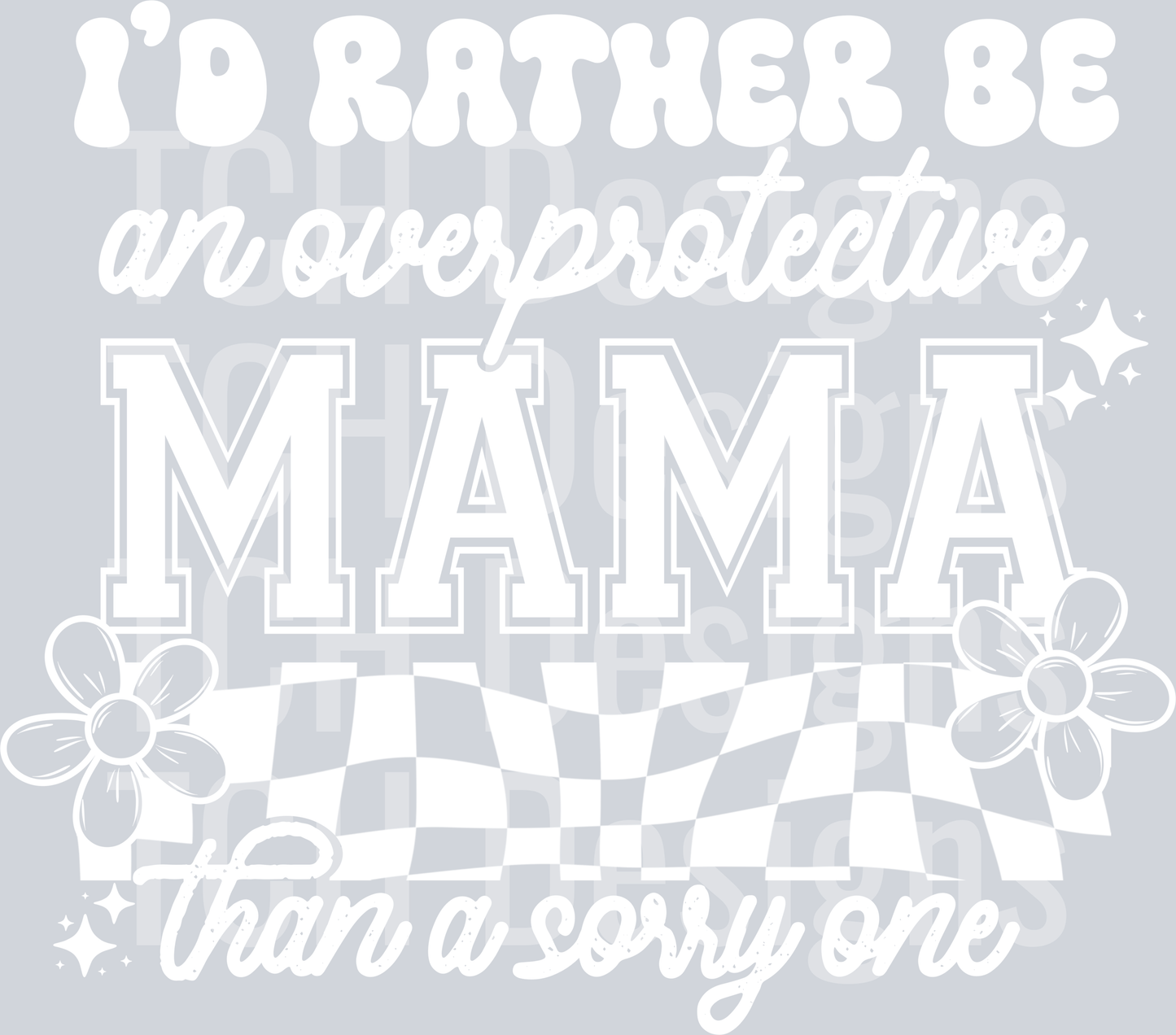 Overprotective mama white