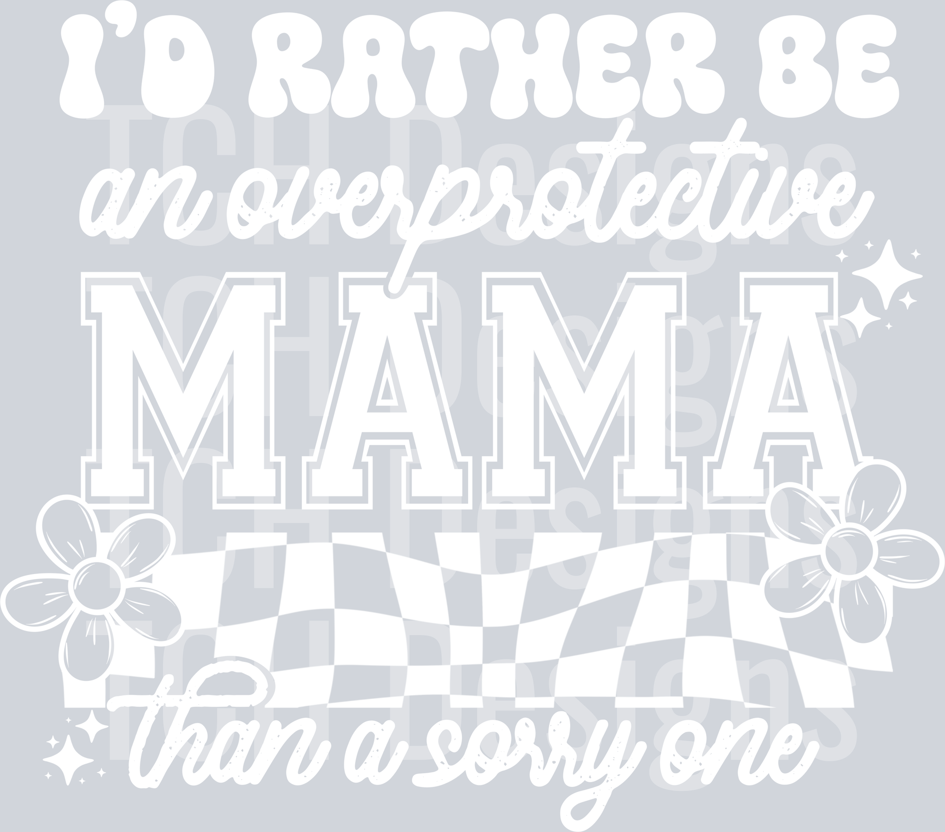 Overprotective mama white