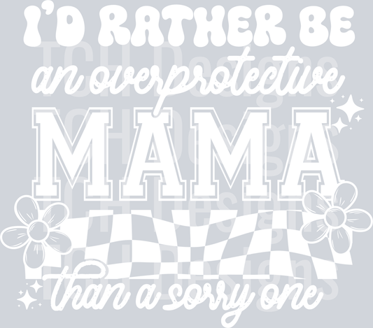 Overprotective mama white