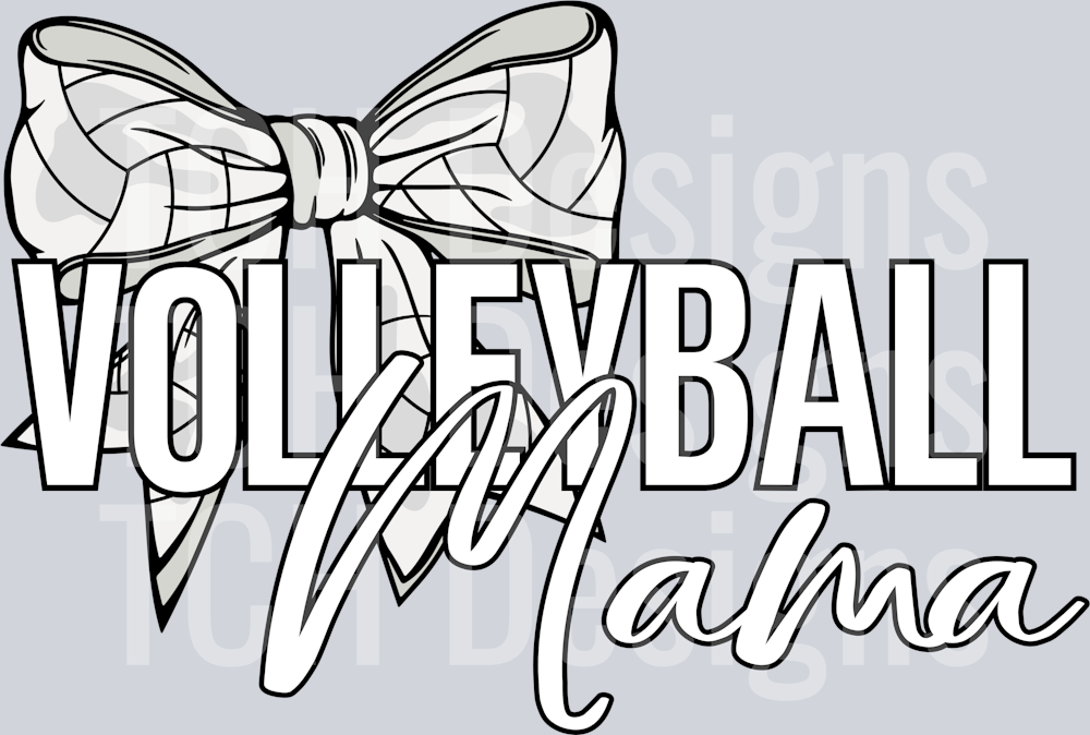 BOW VOLLEYBALL MAMA