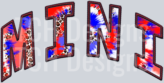 American mini faux embroidery