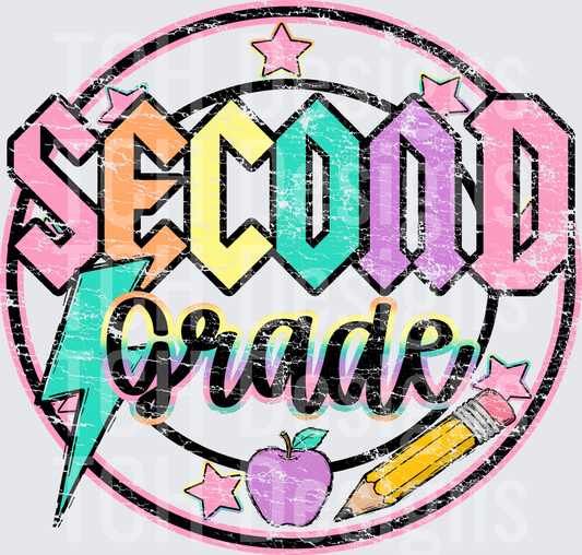 SECOND GRADE FRONT DISTRESSED