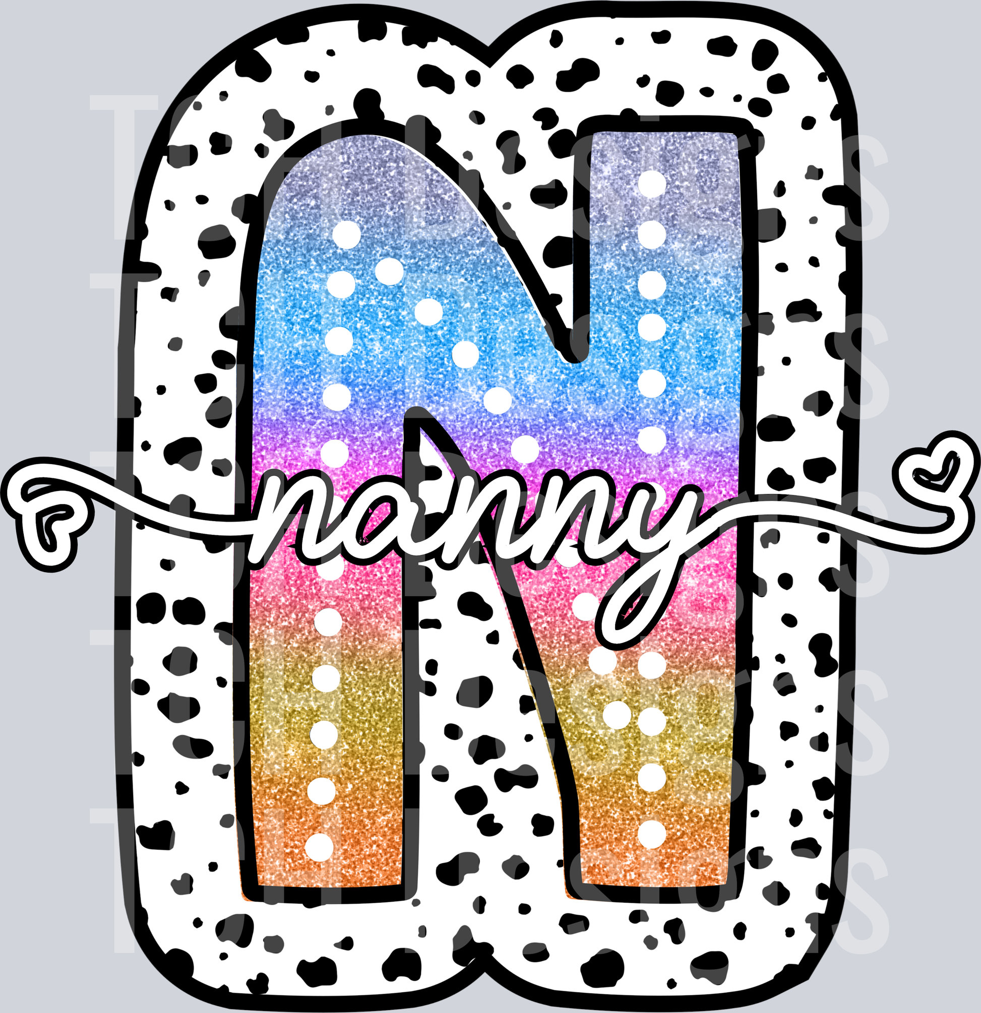 NANNY-TIE DYE DOTTIE NAMES