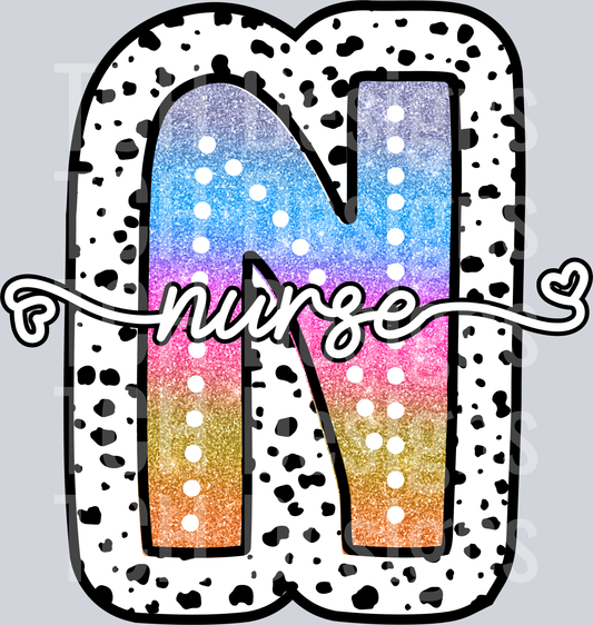 NURSE-TIE DYE DOTTIE NAMES