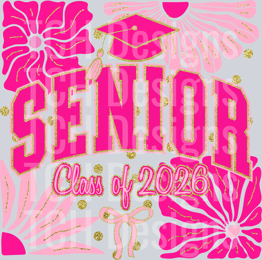 Senior 2026 Pink