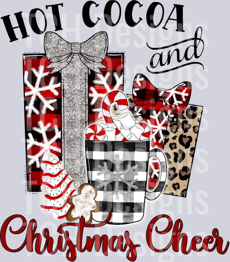 hot cocoa and christmas cheer