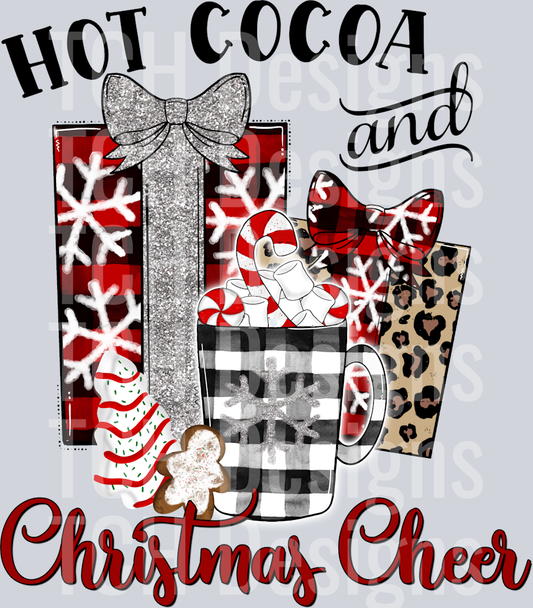 hot cocoa and christmas cheer