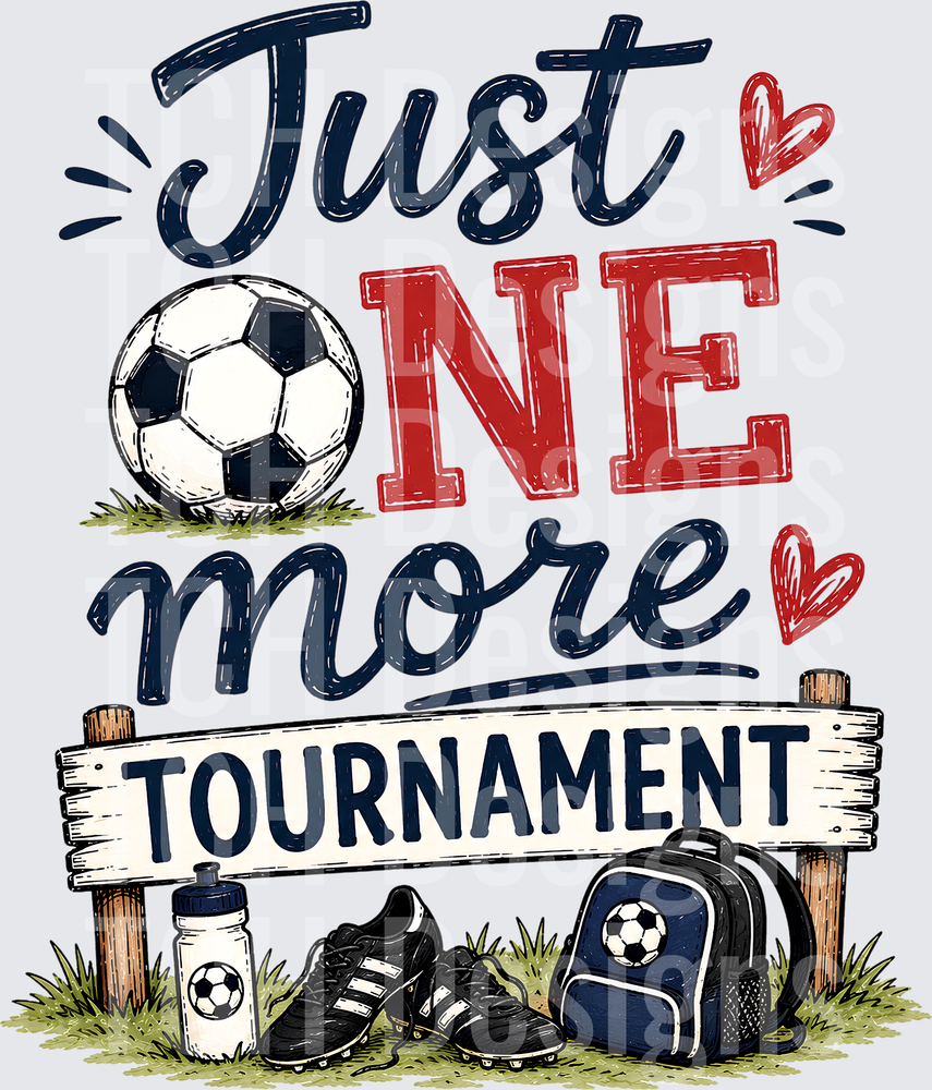 soccer just one more tournament - csg designs