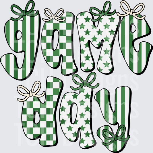 game-day-stripe-checker-bow-green