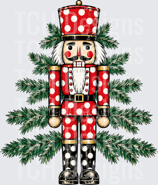 Polka Dot Nutcracker Christmas