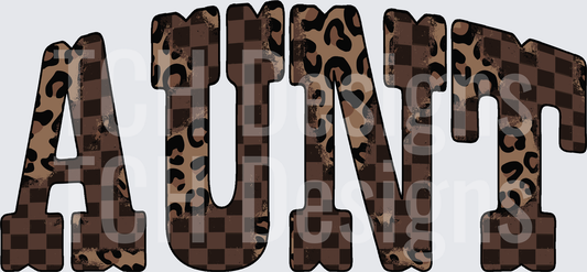 AUNTIE CHECKERED
