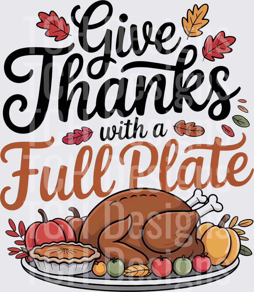 Give Thanks With A Full Plate