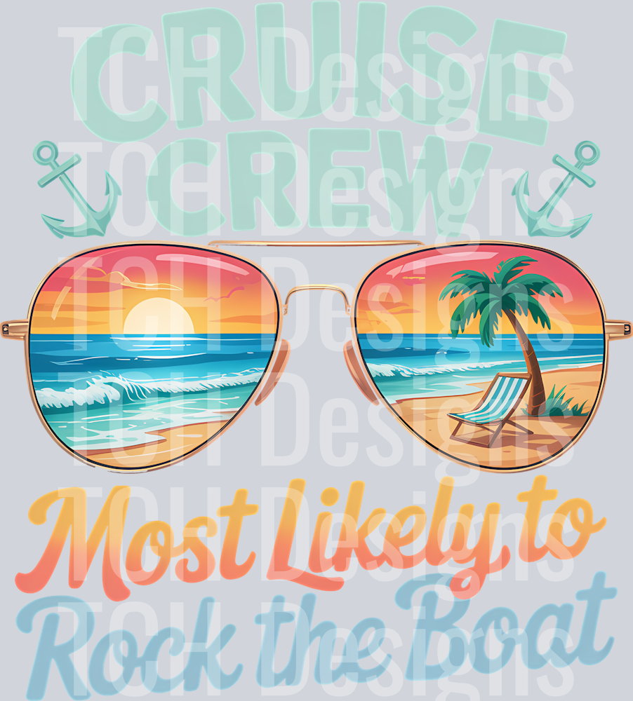 Cruise Crew Travel Adventure Shirt PNG
