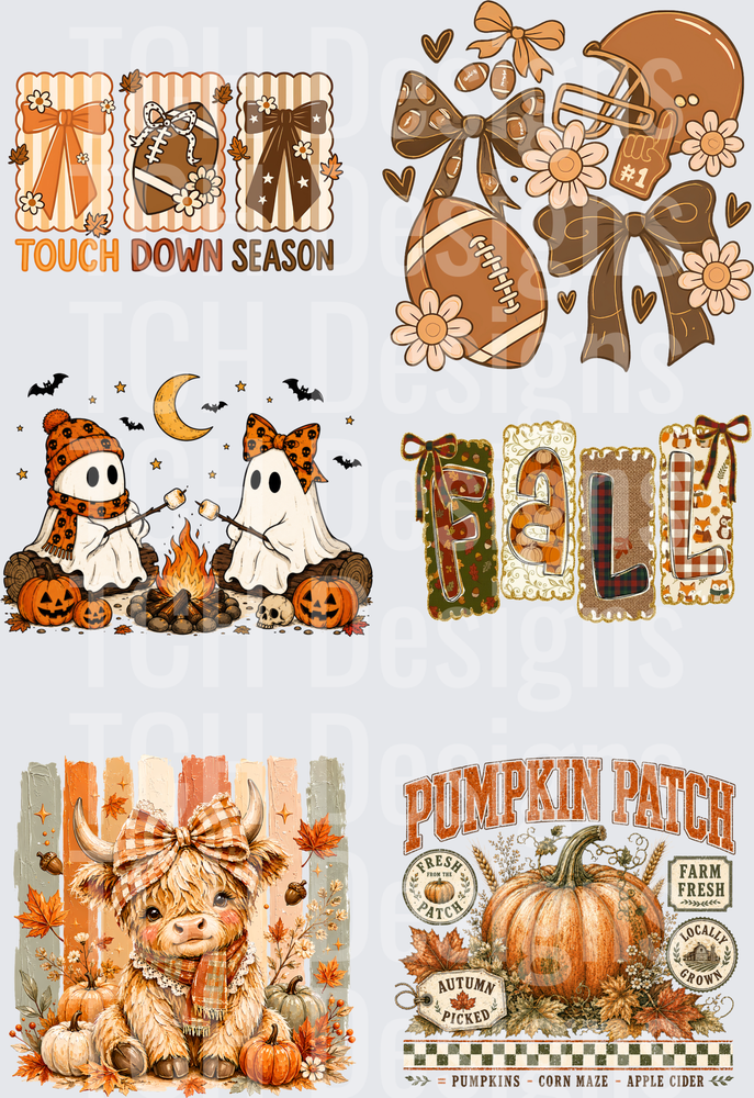 Premade Fall Football Gang 12