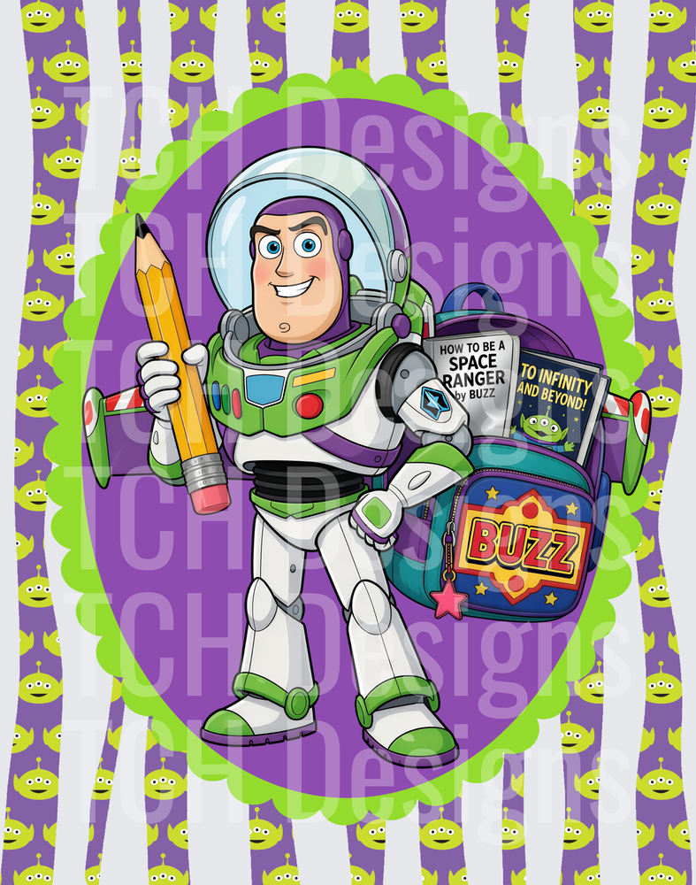 toy story wavy frame buzz