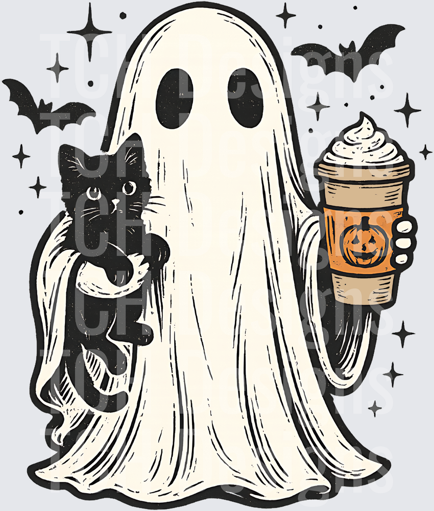 Pumpkin Spice Ghost Halloween