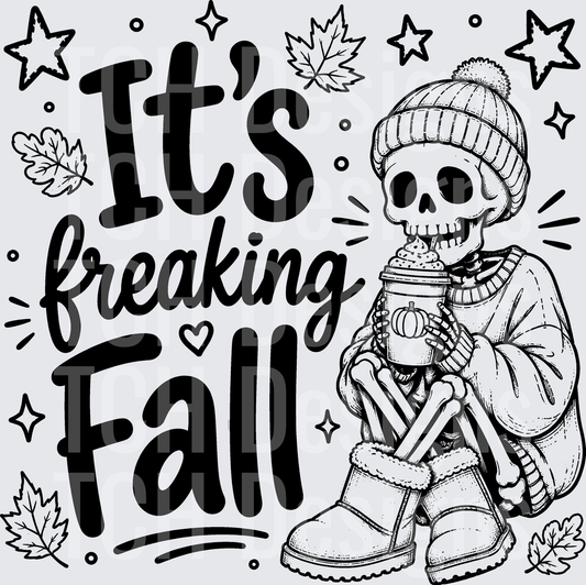 ITS FREAKING FALL SKELETON