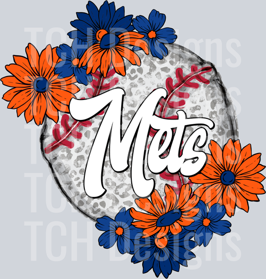 MetsFloralBaseball