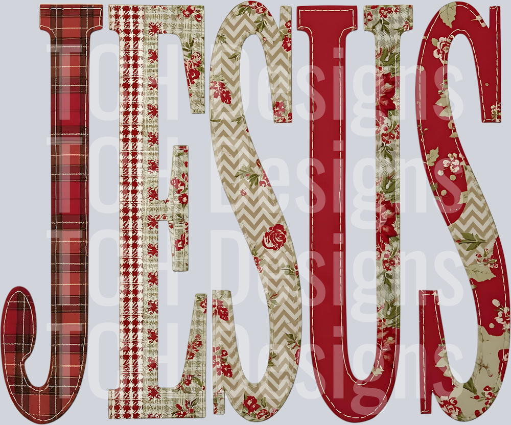 JESUS PATCH CHRISTMAS