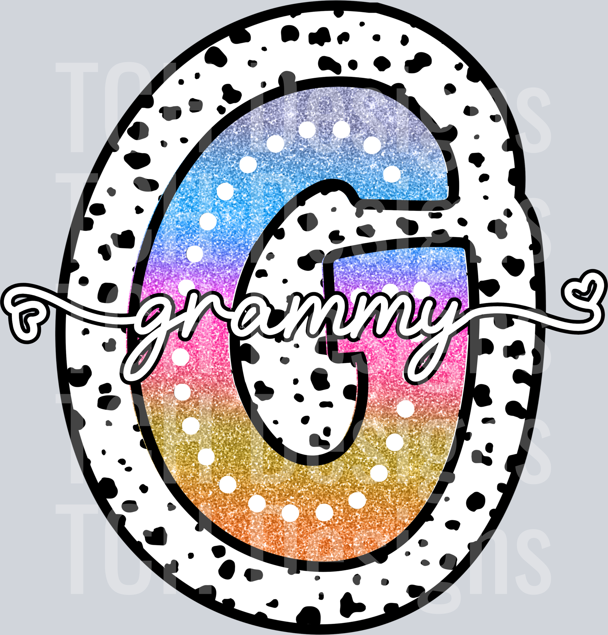 GRAMMY-TIE DYE DOTTIE NAMES