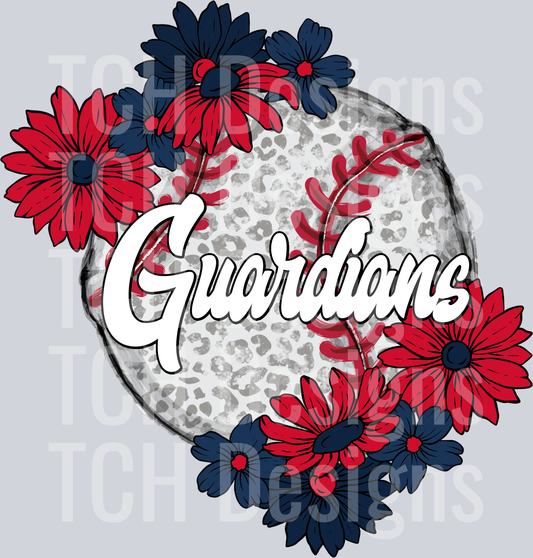 GuardiansFloralBaseball