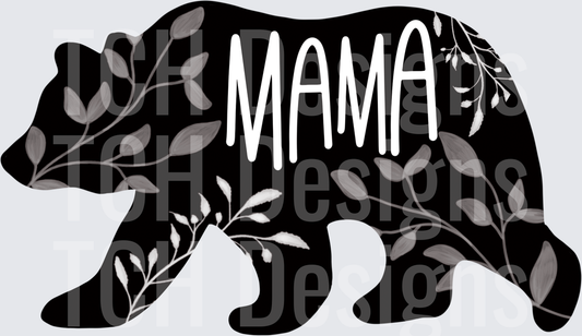 MAMA BEAR FLORAL