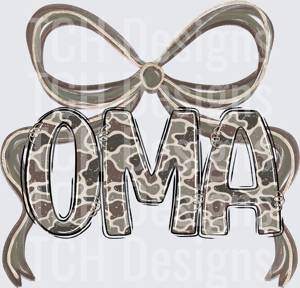 Camo Oma Bow