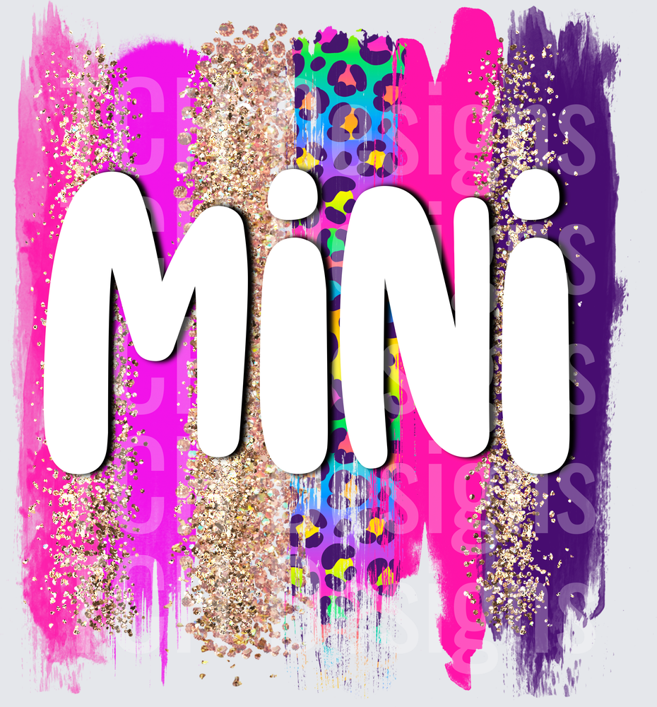 MINI LEOPARD BRUSHSTROKE